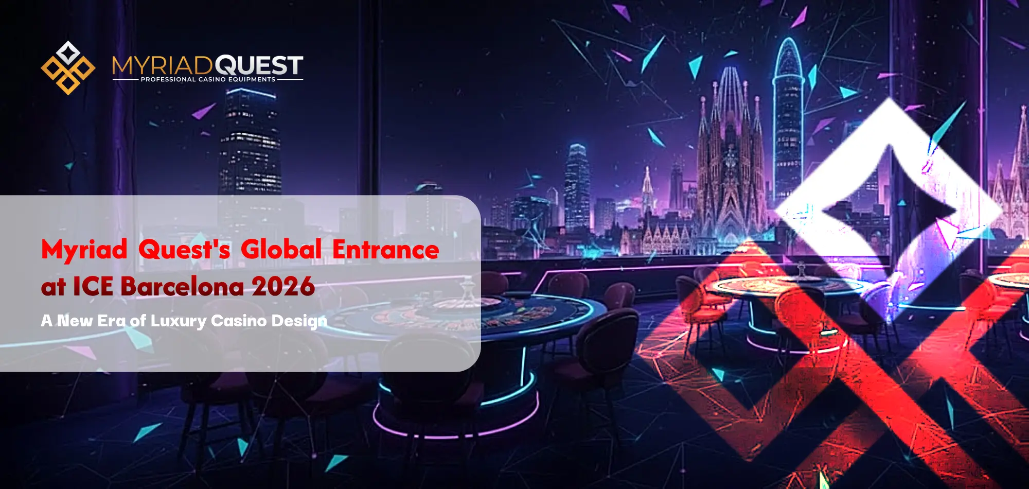 Myriad Quest's Global Entrance at ICE Barcelona 2026: A New Era of Luxury Casino Design
